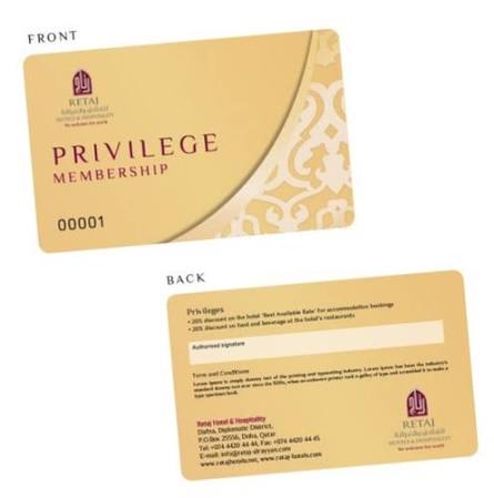 Privilege Cards